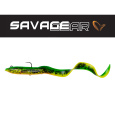 SAVAGE GEAR - Umělá nástraha 4D Real eel s háčkem a trojháčkem 20cm / 38g