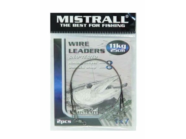 MISTRALL- Lanko WIRE LEADERS 1x7 25cm