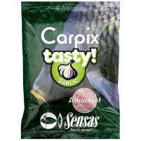 Sensas - Práškový posilovač Carpix Tasty Garlic, 300g