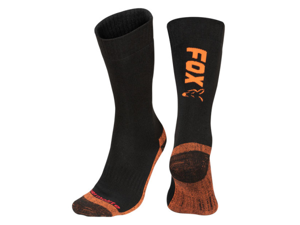 FOX - Ponožky Green/silver thermolite long socks