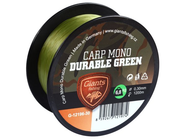 Giants fishing Vlasec Carp Mono Durable Green, 1200m