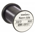 HANÁK - Vázací nit Semperfli Nano Silk 18/0 Hnědá, 50m