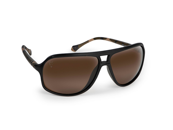 Fox AV8 Black & Camo - Brown lense