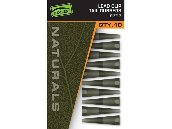 FOX - Převleky Naturals Lead Clips Tail Rubbers Size 7