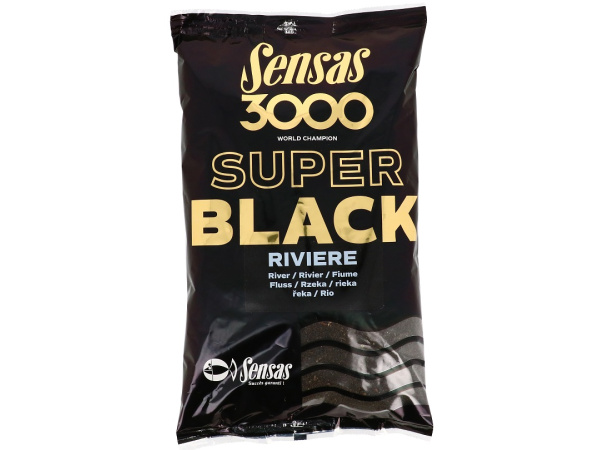 Sensas - Krmítková směs 3000 Super Black 1kg
