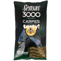 Sensas - Krmítková směs 3000 Carp tasty HONEY, 1kg