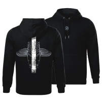 Giants fishing Giants Fishing Mikina pánská černá Šupináč hlava|vel. M