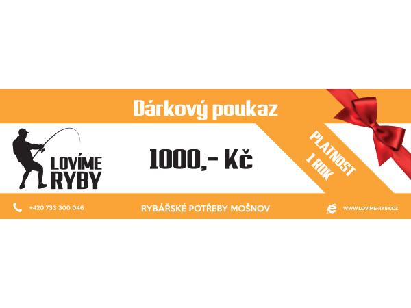Dárkový poukaz Prodejna 1000 Kč
