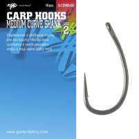 Giants fishing Háček s očkem Medium Curve Shank 10ks|vel.8