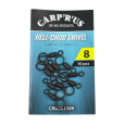 Carp'R'Us Obratlíky Heli/Chod Swivel vel.8, 10ks