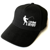 Kšiltovka Lovíme ryby Black classic