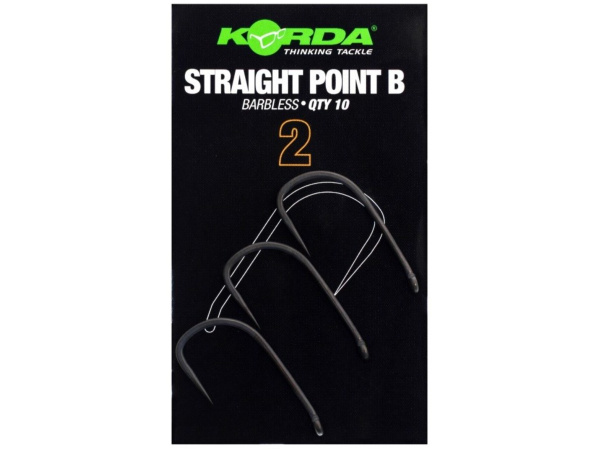 KORDA Háčky Straight Point Barbless 10 ks