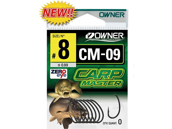 Owner - Háčky CM-9 CURVE SHANK s očkem