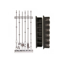 SPRO - Držák prutů na stěnu Vertical rod holder