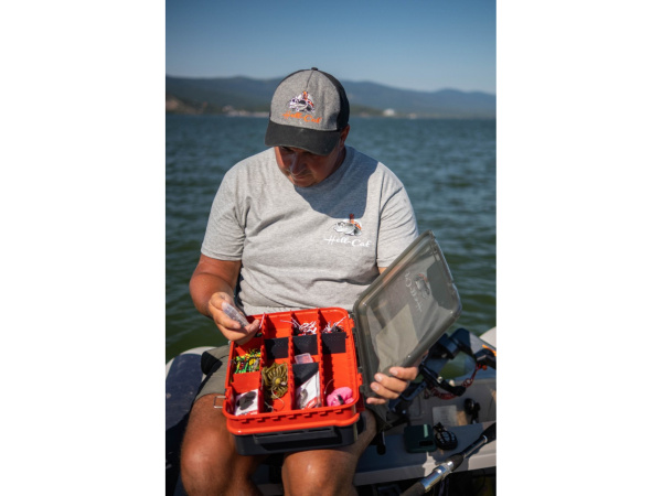 Hell-Cat Kufřík plastový TB Double Layer ( Red-Grey )