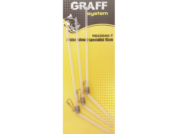 GRAFF - Průjezd zahnutý SPECIALIST Transparentní 15cm - 3ks