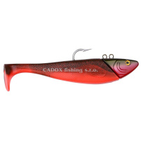 SPRO - Jig + ripper Mega jig shad 470g - 24cm - redfish - VÝPRODEJ