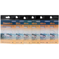 Snowbee Ujímaný návazec Tapered Leader 2,7m (9ft)|4X 0,13mm