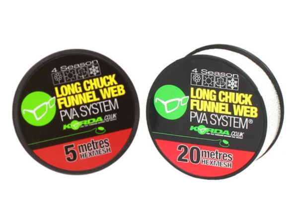 KORDA PVA Náhradní Punčocha Funnel Web Hexmesh Refill 40 mm 5 m