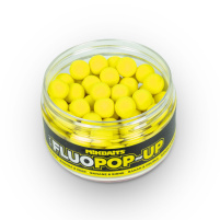 Mikbaits - Plovoucí Fluo mini boilie 100ml, 10mm - Banán Hruška