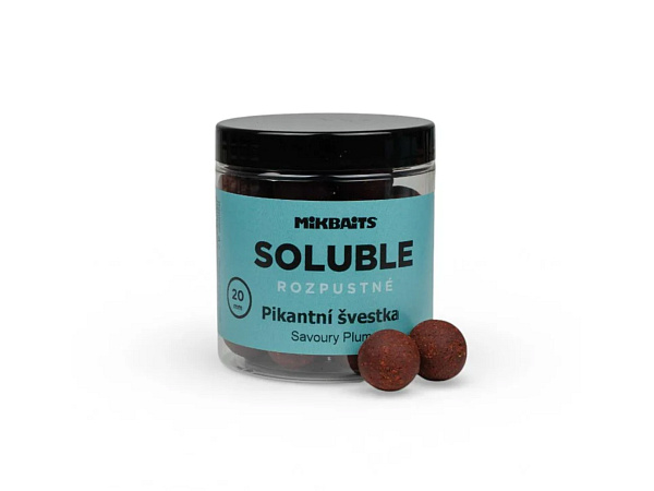 Mikbaits Rozpustné Boilie Soluble Pikantní švestka 250 ml
