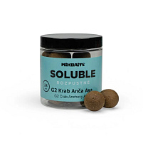 Mikbaits Rozpustné Boilie Soluble G2 Krab Ančovička Asa 250 ml 24mm