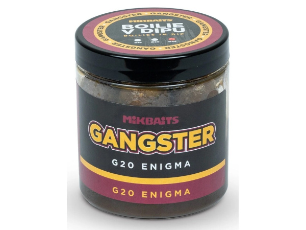 Mikbaits - Boilie v dipu Gangster 250ml - G20 Enigma