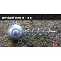 Red Bass - Jig koule zavrtávací  vel. M - 15g, bal. 2ks - VÝPRODEJ