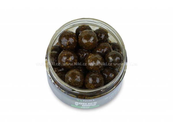 Nikl - Boilies v dipu Crab 20mm, 250g
