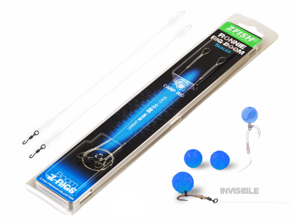 ZFISH Zatavený Návazec  Ronnie Rig Boom 18cm/30lbs
