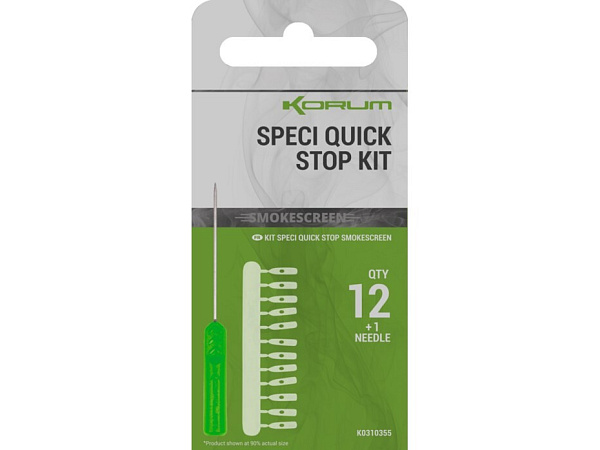 KORUM - Zarážky Smokescreen Speci Quick Stop Kit 12 ks