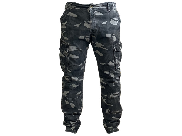 LOSHAN - Kalhoty Camou - grey