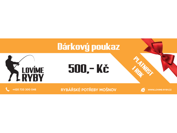 Dárkový poukaz Prodejna 500 Kč