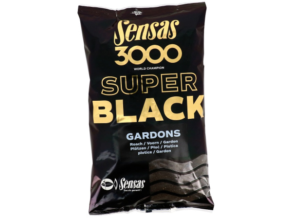 Sensas - Krmítková směs 3000 Super Black 1kg
