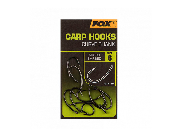 FOX - Háčky carp hooks CURVE SHANK