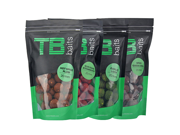 TB baits - Boilie 250g / 20mm - garlic liver Výprodej