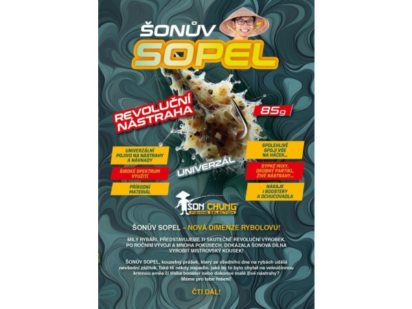 Šonův Sopel - revoluční nástraha 85g, Univerzál