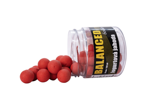 Carp Inferno Balanced Boilie 150 ml Jogurtová Jahoda|16 mm