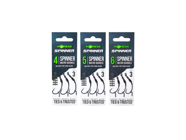 KORDA Návazec Spinner Hack Sections Spinner 3 ks vel.