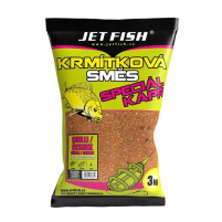 JET FISH - Krmítková směs 3kg - Chilli/Česnek