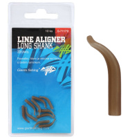 Giants fishing Rovnátka na háček Line Aligner Long Shank Large Brown (Hook 2-6) 10ks