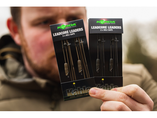 KORDA Olověná Montáž Leadcore leader Heli Safe 1 m 2 ks Weed