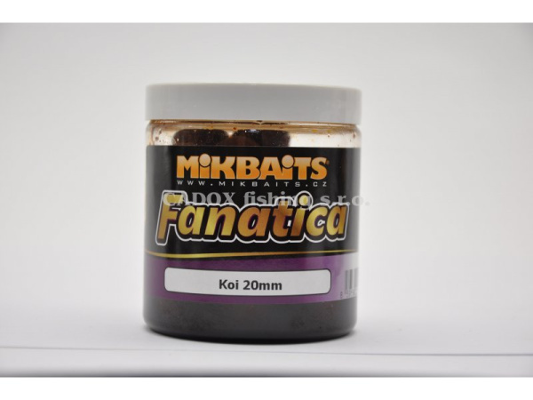 Mikbaits - Boilie v dipu Fanatica 250ml / 16mm - Koi - VÝPRODEJ