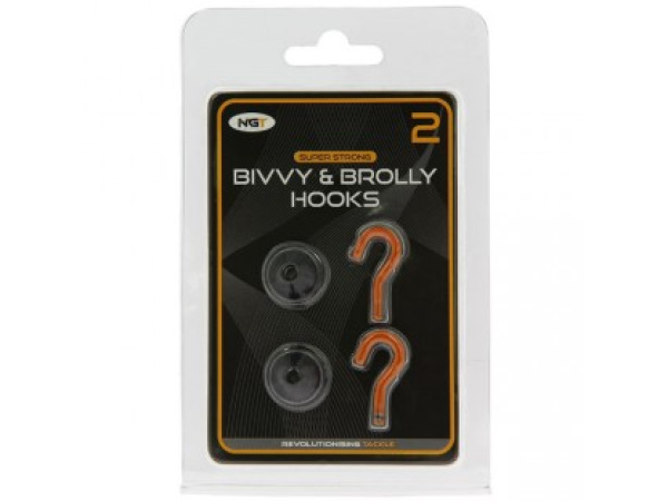NGT Magnetický Háček Bivvy & Brolly Hooks (2ks)