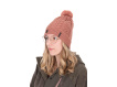Fox Ladies Knitted Bobble Hat