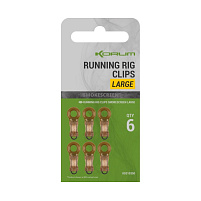 KORUM - Montáž Smokescreen Running Rig Clips, Large
