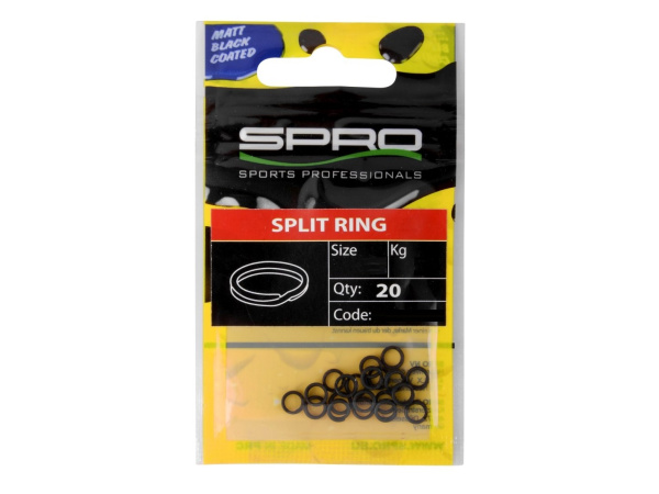 SPRO - Kroužky Split ring - Matte black