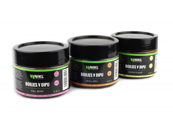 Karel Nikl Nikl Boilies v dipu 18+20 mm, 250 g
