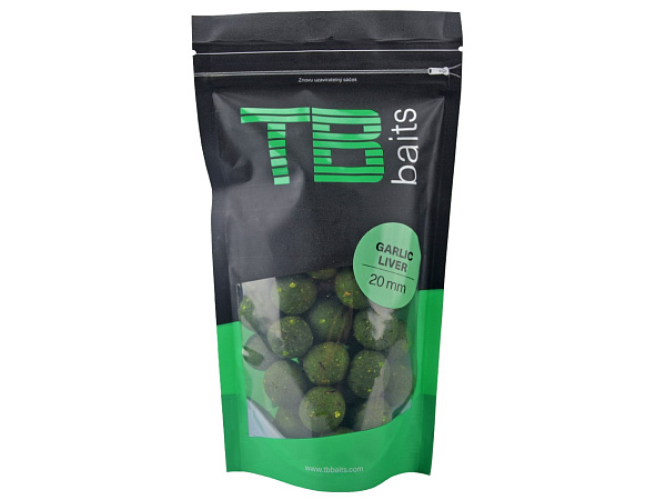 TB baits - Boilie 250g / 20mm - garlic liver Výprodej