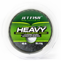 JET FISH - Olověná šňůra Heavy green camouflage 45lb - 10m